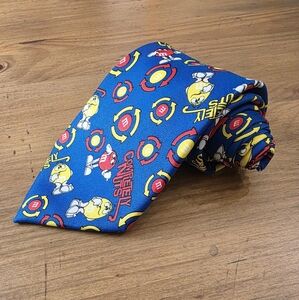 M&M'S Completely Nuts Fun Colorful Novelty Neck Tie. 57 inches